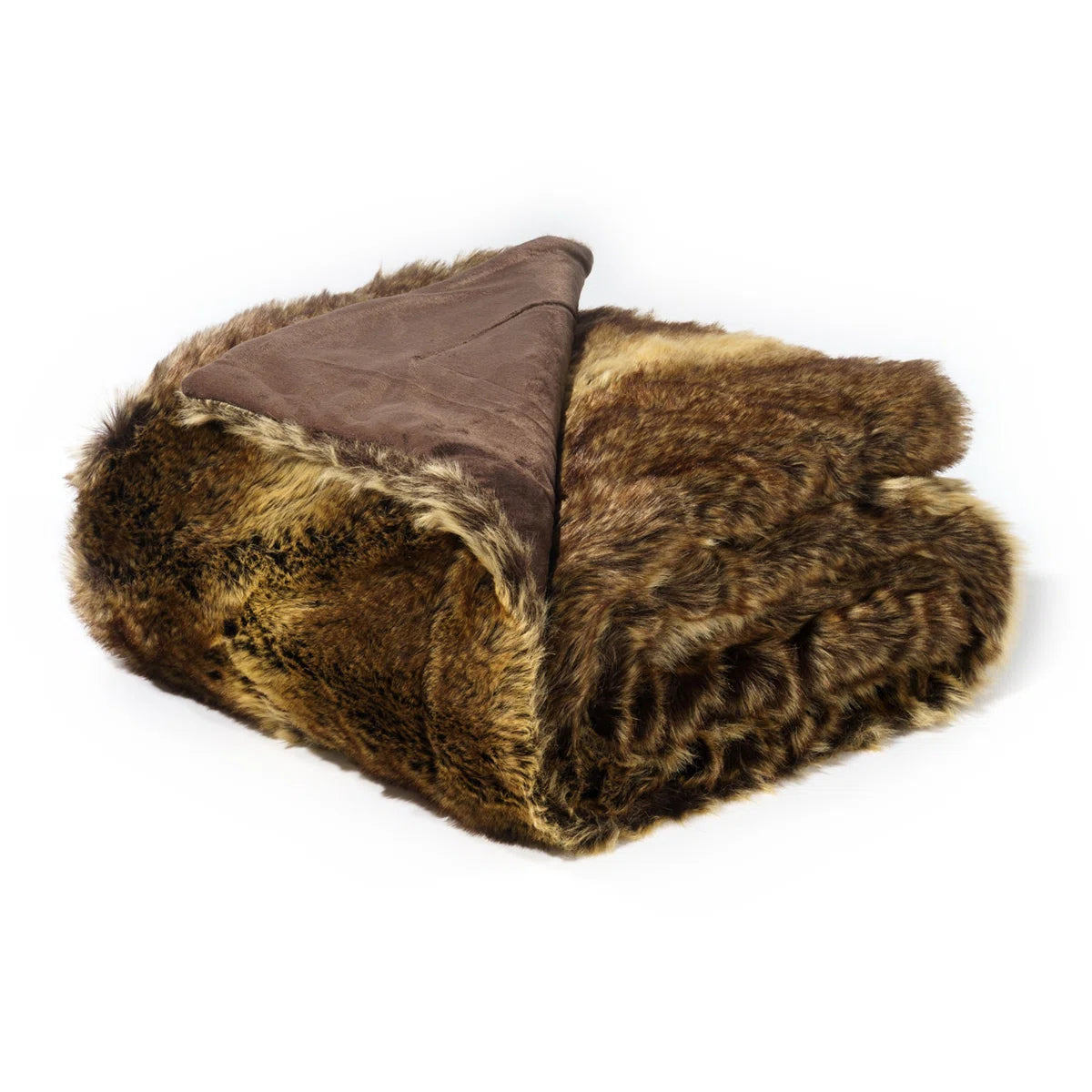 Luxury Faux Fur Blanket - Super Thick Warm Long Fluff Fuzzy Blanket for Bed