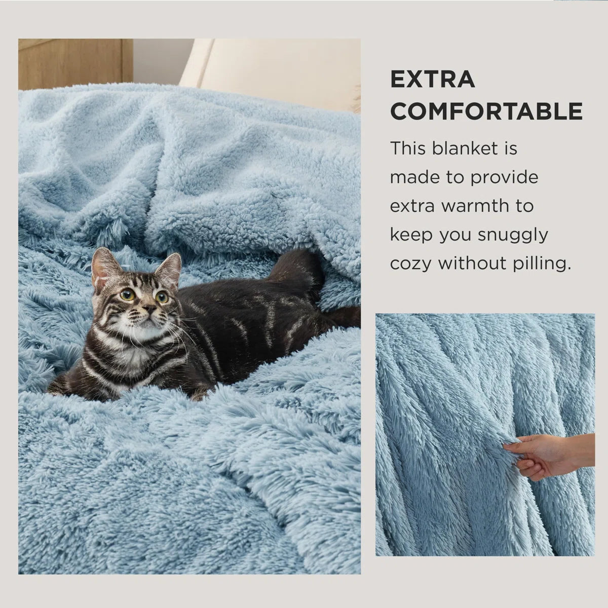 Cozy Winter Collection Bedsure Fleece Faux Fur Blankets